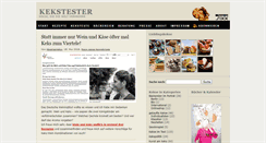 Desktop Screenshot of kekstester.de